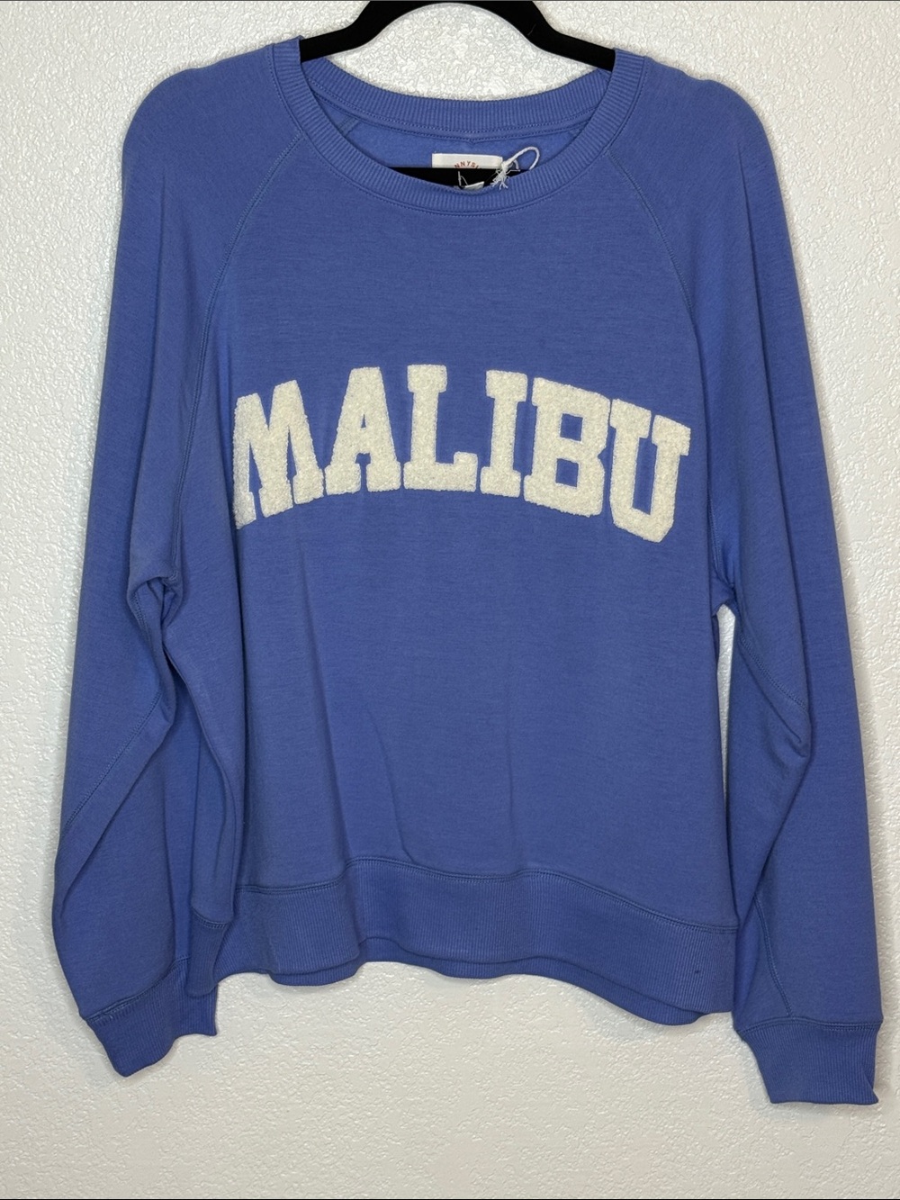 Sunnyside by Sundry Periwinkle Malibu Super Soft Crew Neck Sweatshirt Size Large - Picture 1 of 6